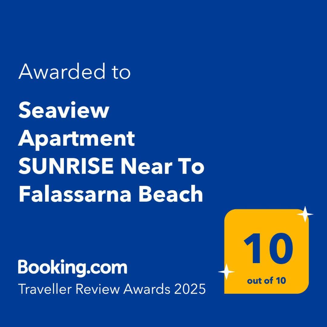 Seaview Apartment Sunrise Near To Falassarna Beach Kolimvárion Exterior foto
